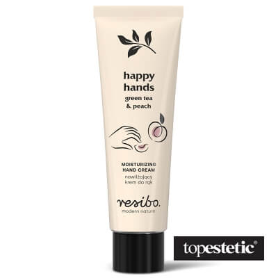 Resibo Resibo Happy Hands nawilżający krem do rąk zielona herbata i brzoskwinia 50 ml