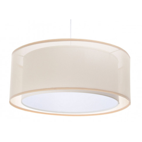 Kremowa nowoczesna duża lampa wisząca 4X S436 G1-E28