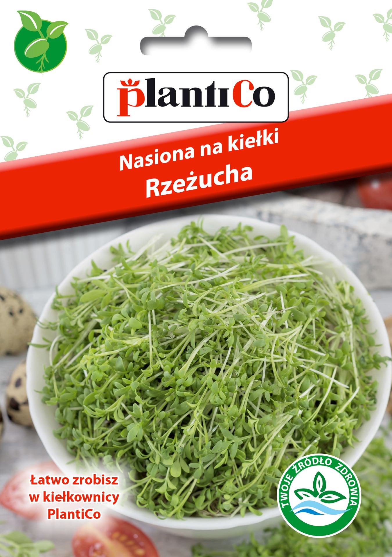 Plantico Nasiona na Kiełki rzeżuchy