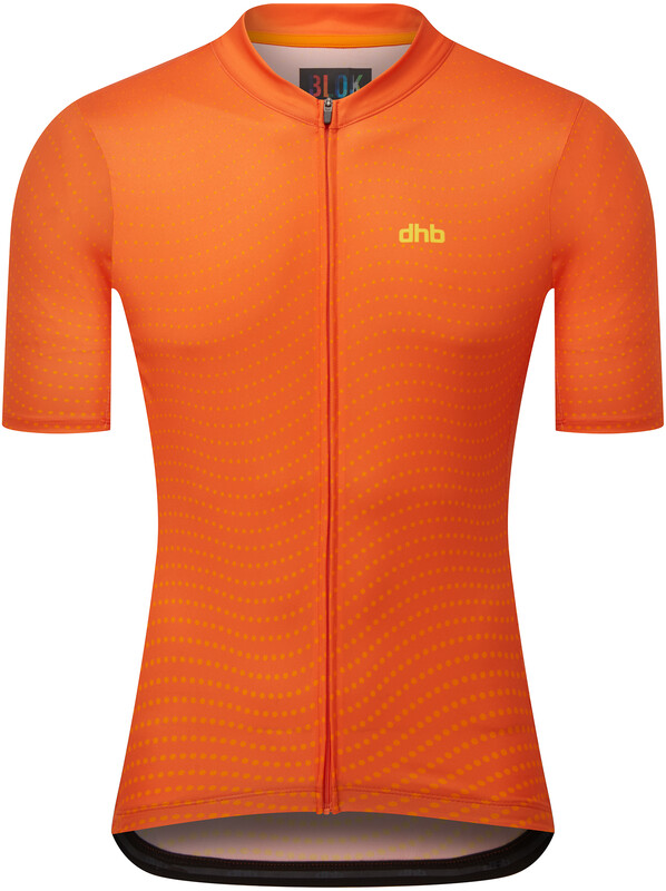 dhb Blok Short Sleeve Jersey Men, pomarańczowy XXL 2022 Koszulki kolarskie