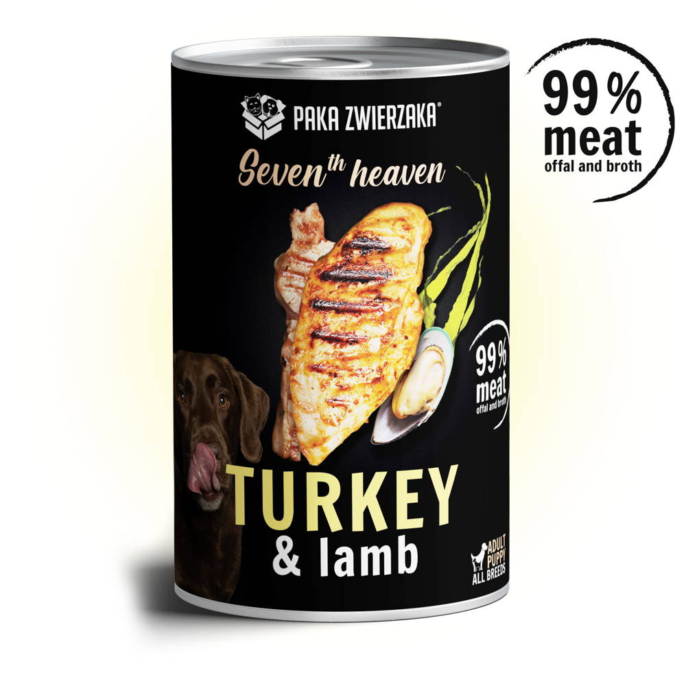 Paka Zwierzaka Seventh heaven Indyk z jagnięciną turkey & lamb) 400g