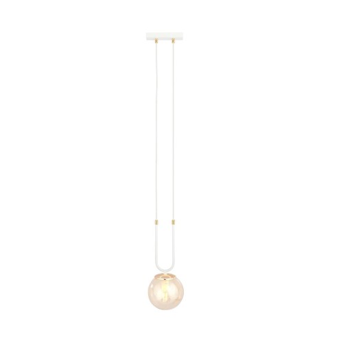 Emibig GLAM 1 WHITE/MIODOWY 1117/1 lampa wisząca szklane klosze GLAMOUR 1117/1
