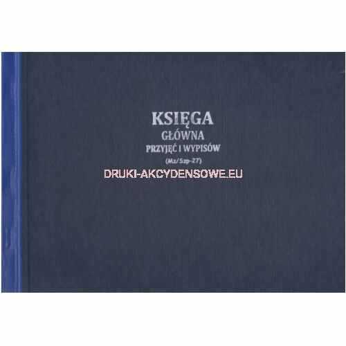Księga główna przyjęć i wypisów [Mz/Szp-27]