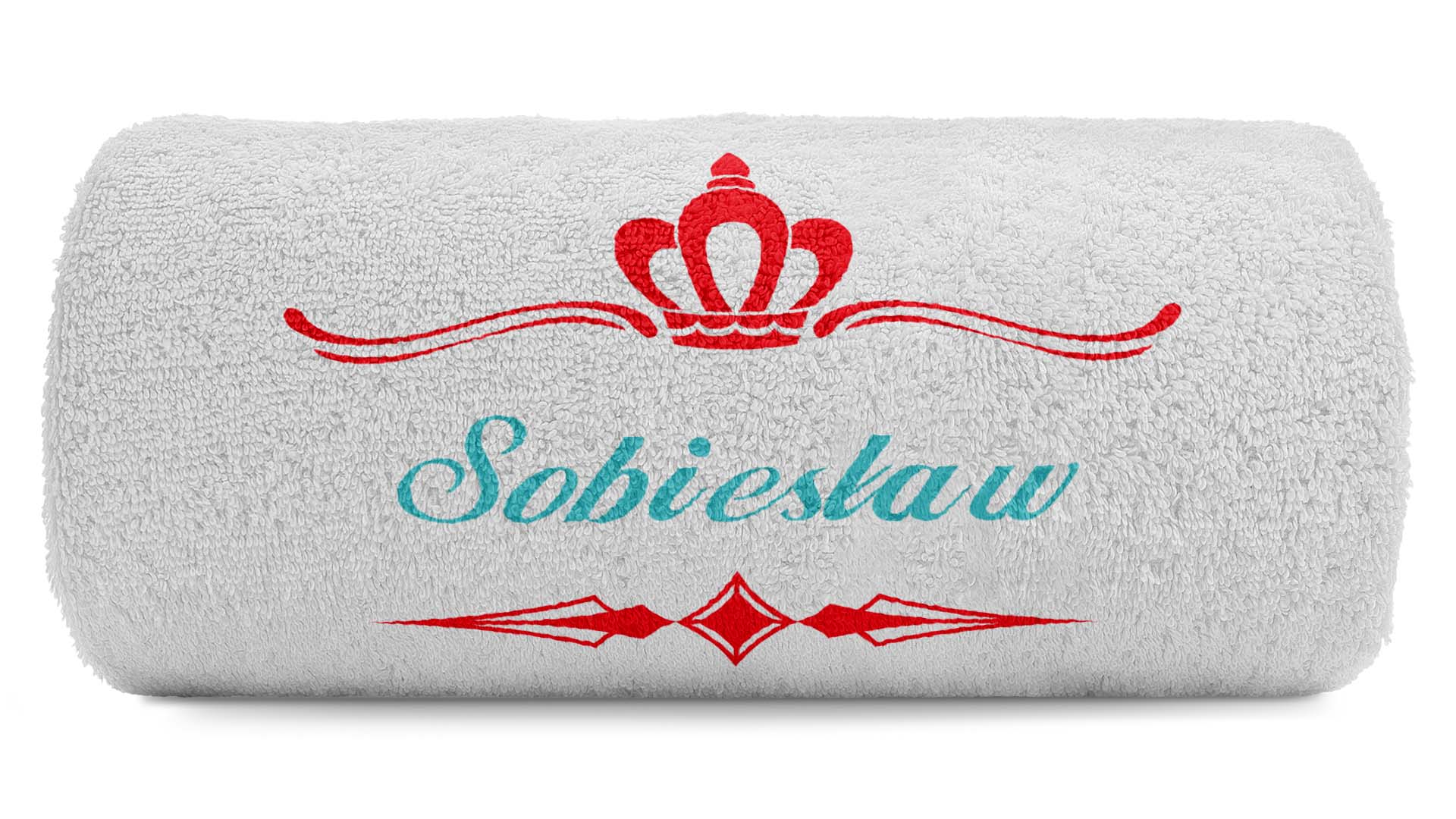 pat15.net Mały Ręcznik Korona + Twoje Imię 100x50 645