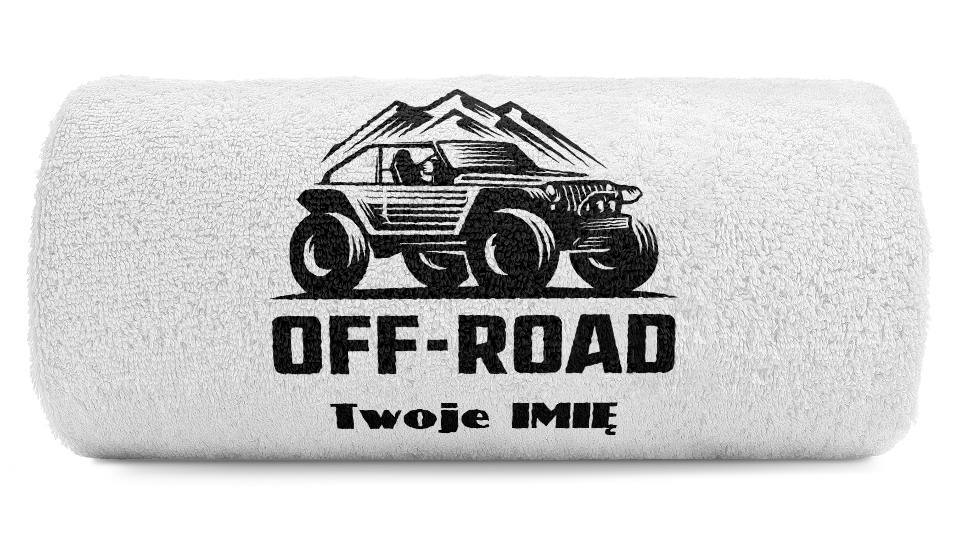 pat15.net Mały ręcznik do rąk off-road 4x4 50x100 + Dedykacja 1093