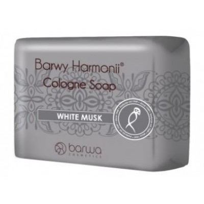 Barwa Cologne Soap - WHITE MUSK - Piżmowe mydło w kostce BARSMPI