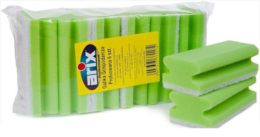 Arix Gąbka Gospodarcza Profilowana 6szt W10151261..