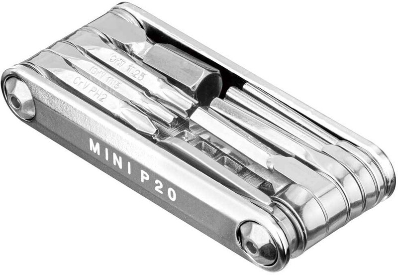 Topeak Mini P20 Narzędzie wielofunkcyjne, srebrny 2022 Narzędzia wielofunkcyjne i mini narzędzia 15400155