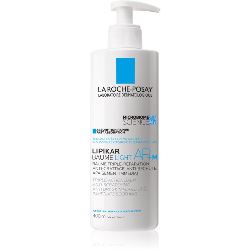 La Roche-Posay Lipikar Baume AP+M lekki balsam do ciała dla skóry suchej i wrażliwej 400 ml