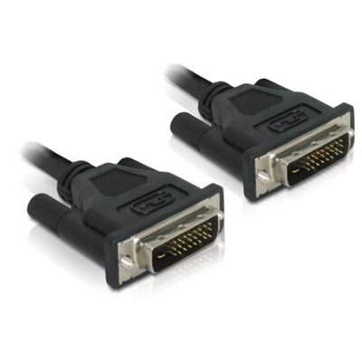 Impakt KABEL DVI-D(M)(24+1)->DVI-D(M)(24+1) 0.5M DUAL LINK NIKLOWANE STYKI DELOCK