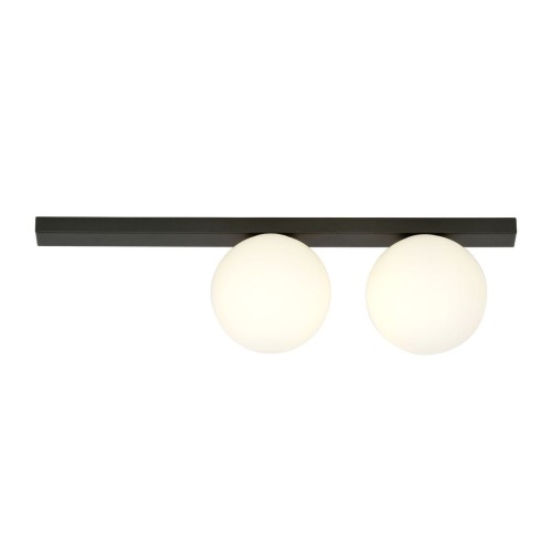 Emibig Fit lampa sufitowa 2-punktowa czarna/biała 1124/2 1124/2