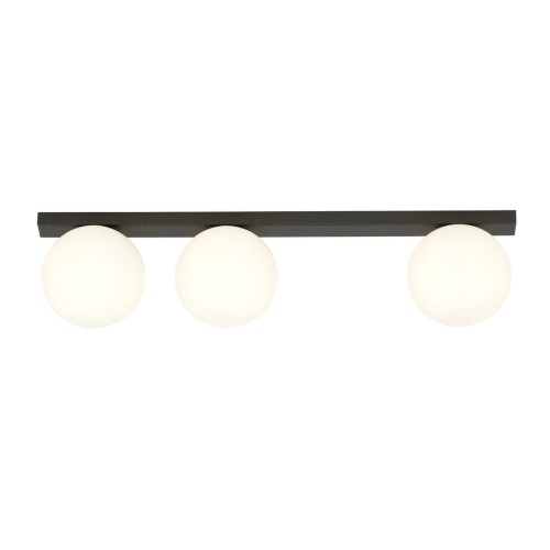 Emibig Fit lampa sufitowa 3-punktowa czarna/biała 1124/3 1124/3