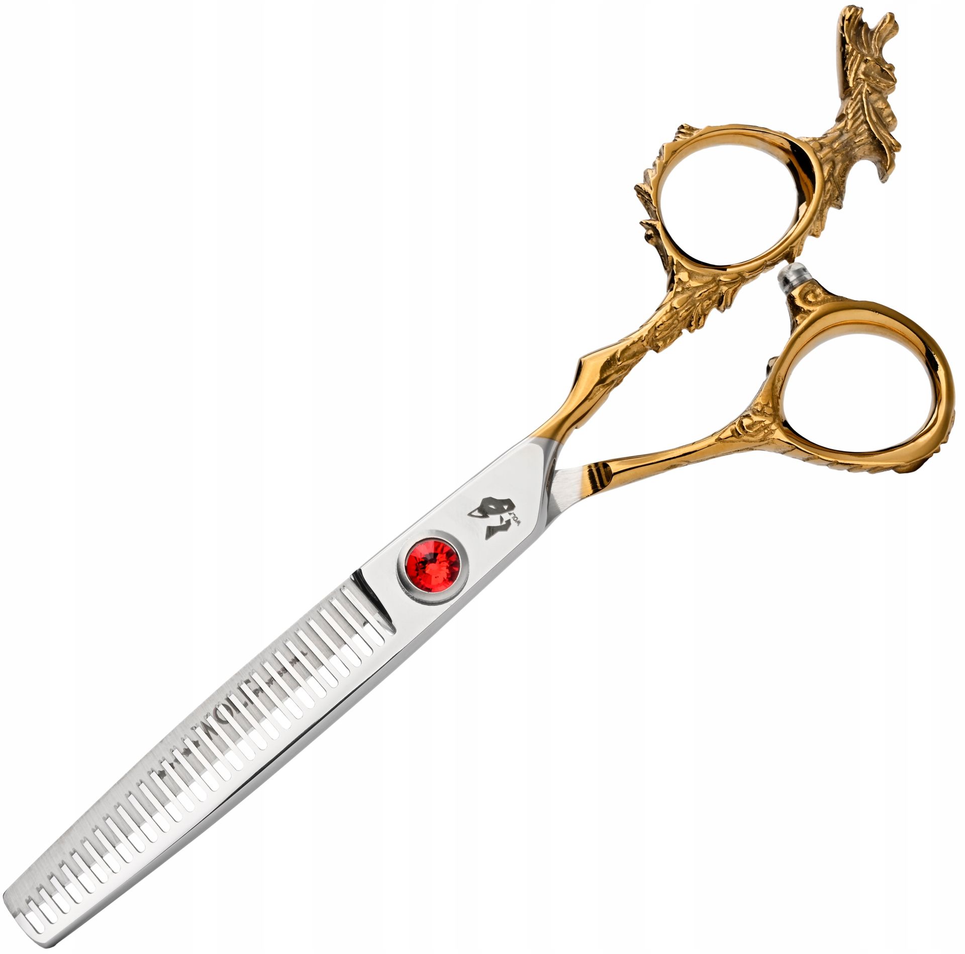 WOLF Nożyczki praworęczne 5,5 Bird-stone offset fryzjerskie do strzyżenia włosów do salonu linia Professional