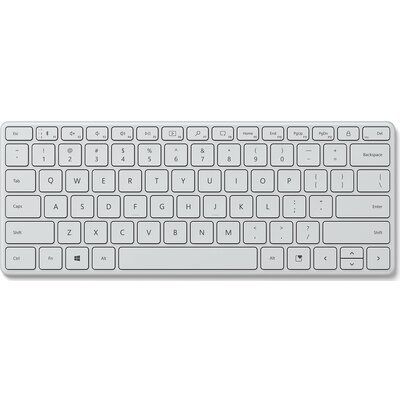 Microsoft Designer Compact Keyboard Wireless Bluetooth Glacier White (21Y-00039)