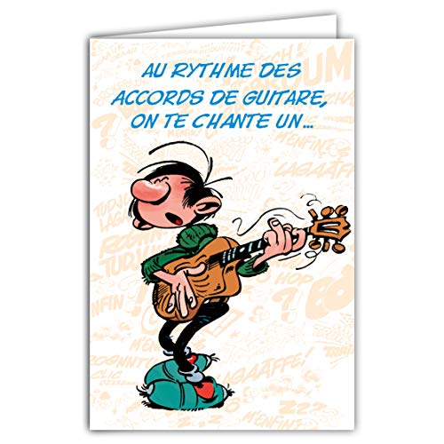 Gaston Lagaffe GLCT-0155 kartka urodzinowa gitara z kopertą