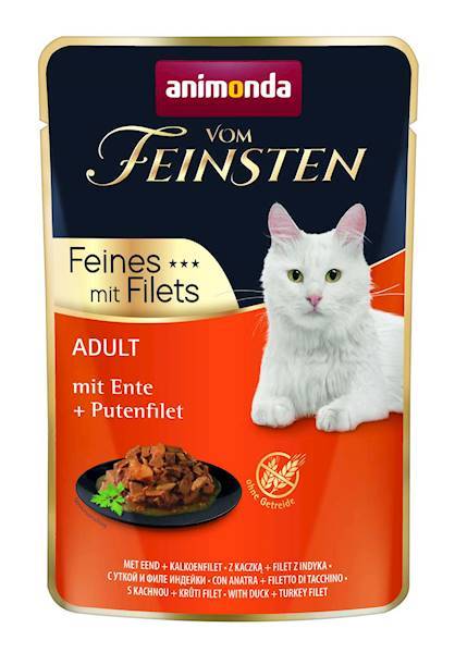 Animonda Cat Vom Feinsten Adult Kaczka + filet z indyka saszetka 85g AAK 83063