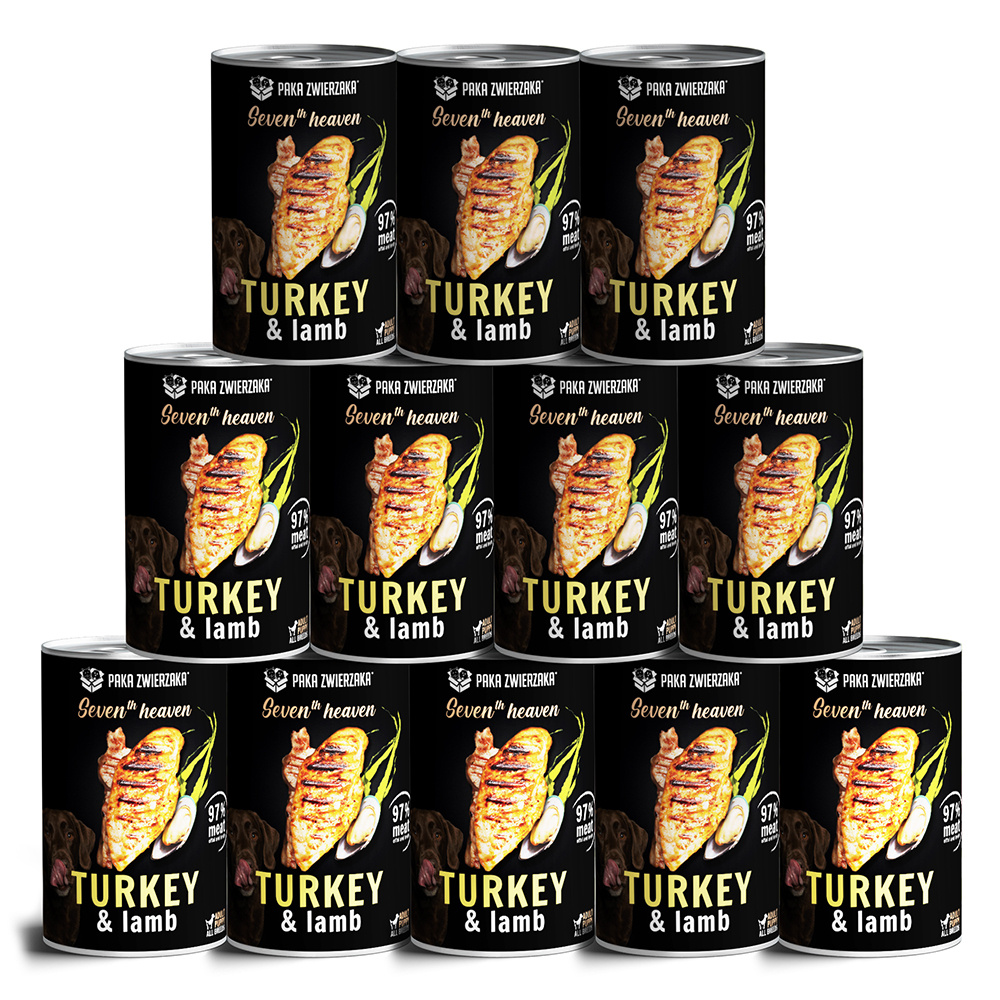 Paka Zwierzaka Seventh heaven Indyk z jagnięciną turkey & lamb) 12x400g