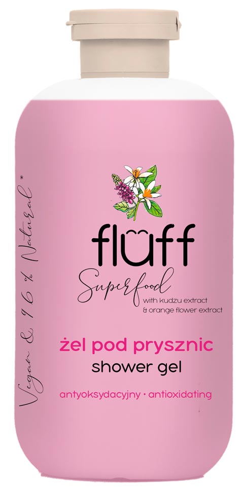 Fluff FLUFF Żel pod prysznic Kudzu i Kwiat pomarańczy 500ml 65423-uniw
