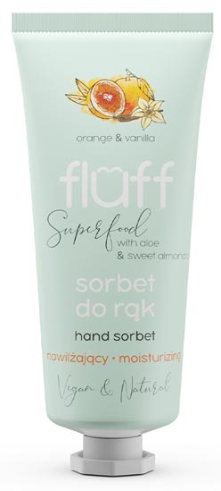 Fluff Fluff sorbet do rąk pomarańcza z wanilią 50ml