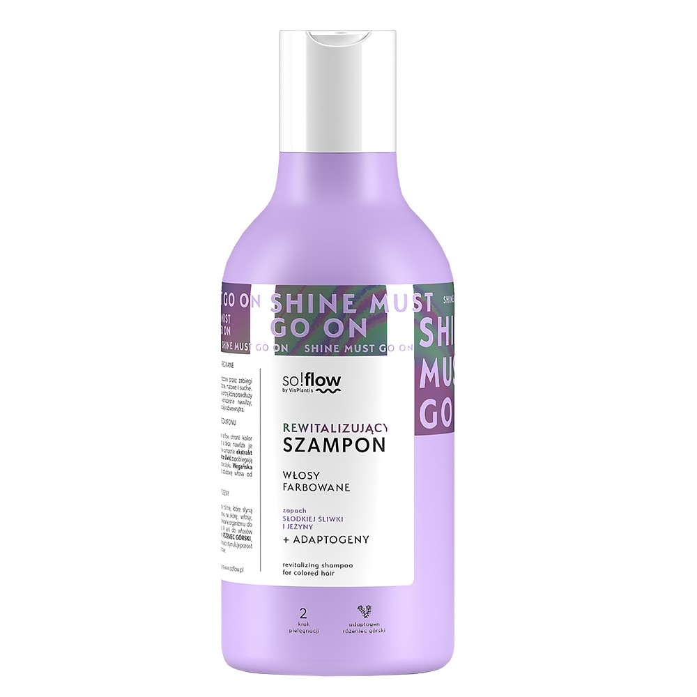 So!Flow So!Flow - Rewitalizujący Szampon do włosów farbowanych 400ml