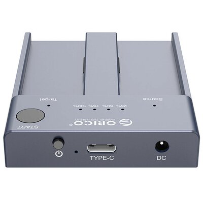 ORICO ORICO STACJA KLONUJĄCA DYSKI M.2, USB-C 3.2 10GBPS M2P2-C3-C-EU-GY-BP