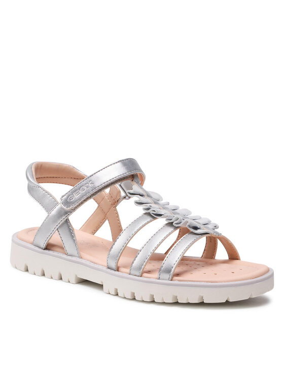 Geox Sandały J S.Starblush G.C J25FYC 0NF07 C1007 S Srebrny