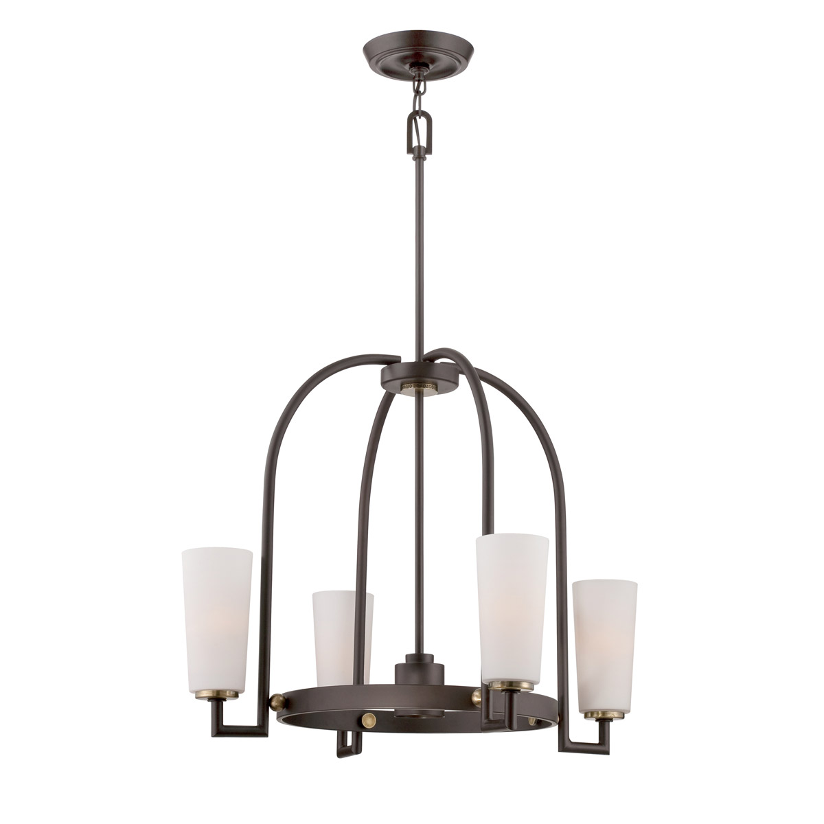 Quoizel Gramercy QZS-UPGR5005WT-AM żyrandol 4x60W/E27+1x25W/GU10 QZS-UPGR5005WT-AM