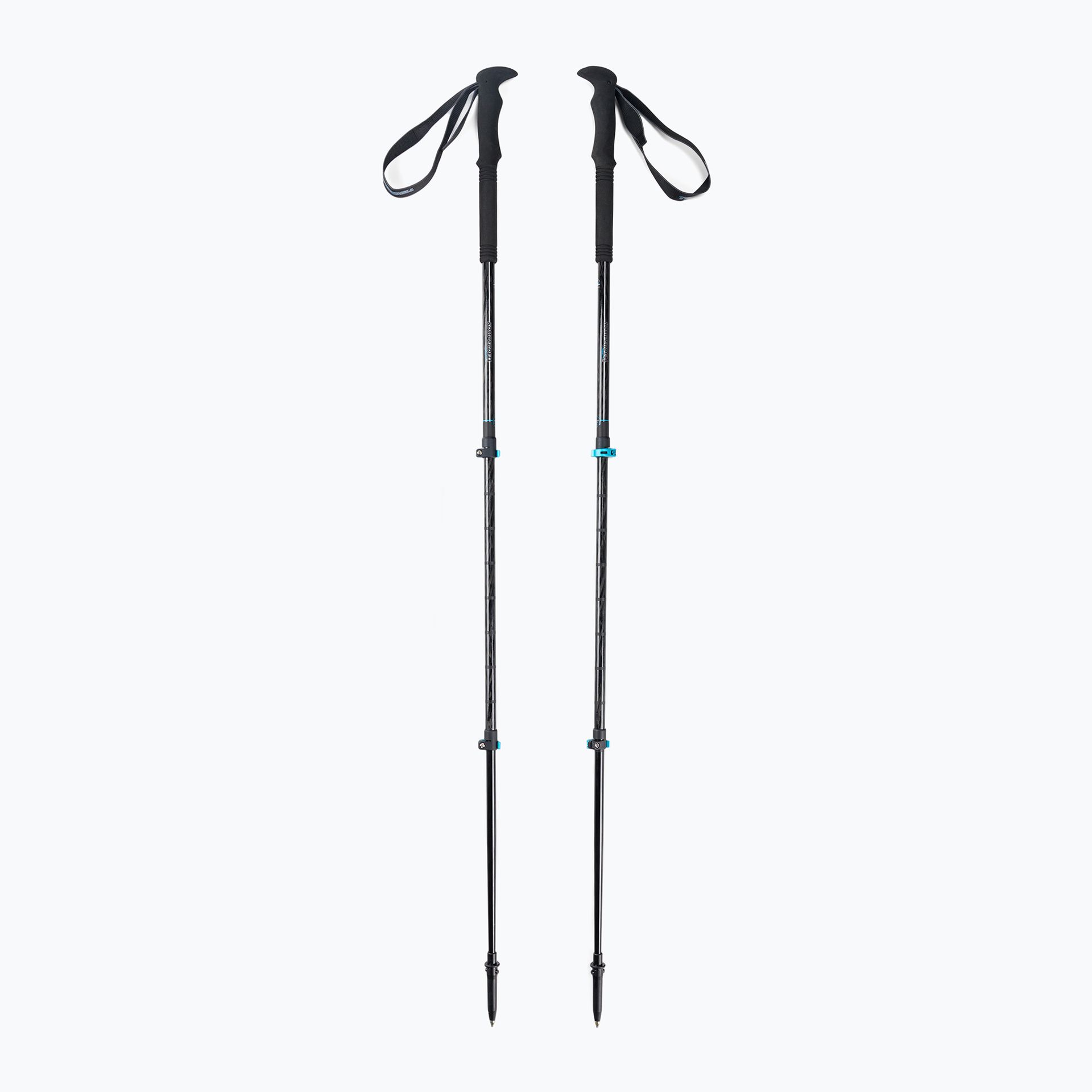 Komperdell Carbon C3 Pro Trekking Pole, black/blue 105-140cm 2021 Kijki 1752360-10