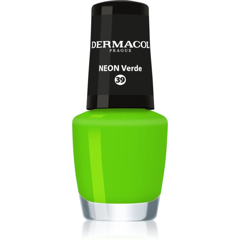 Dermacol Neon neonowy lakier do paznokci odcień 39 Verde 5 ml