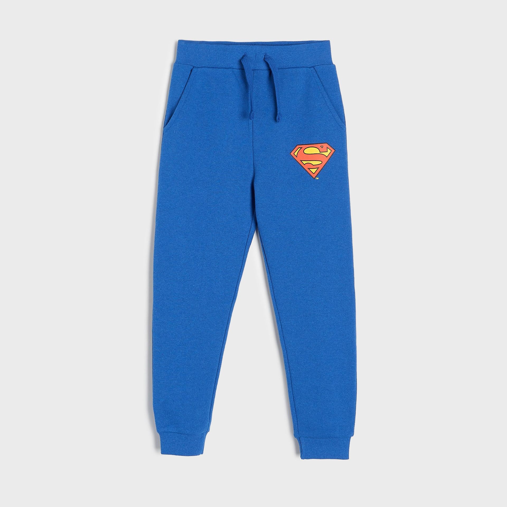 Sinsay Sinsay - Spodnie dresowe jogger Superman - Niebieski