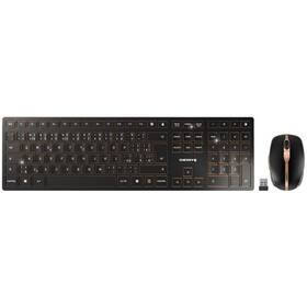 Klawiatura i mysz Cherry DW 9100 SLIM  CZ+SK (JD-9100CS-2) Czarna/Imitacja miedźi