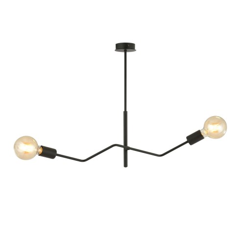 Emibig FRIX 2 BLACK 1126/2 nowoczesna lampa sufitowa żyrandol design 1126/2