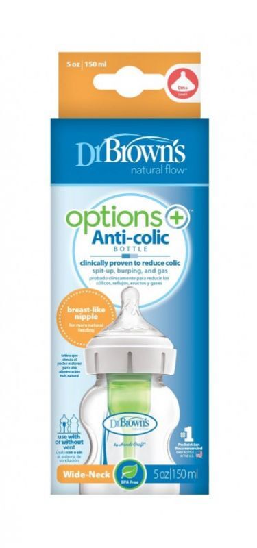 Dr Browns HANDI-CRAFT butelka antykolkowa OPTIONS z szeroką szyjką 150 ml