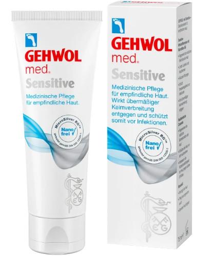 Gehwol GERLACH med sensitive krem z mikrosrebrem, 125ml