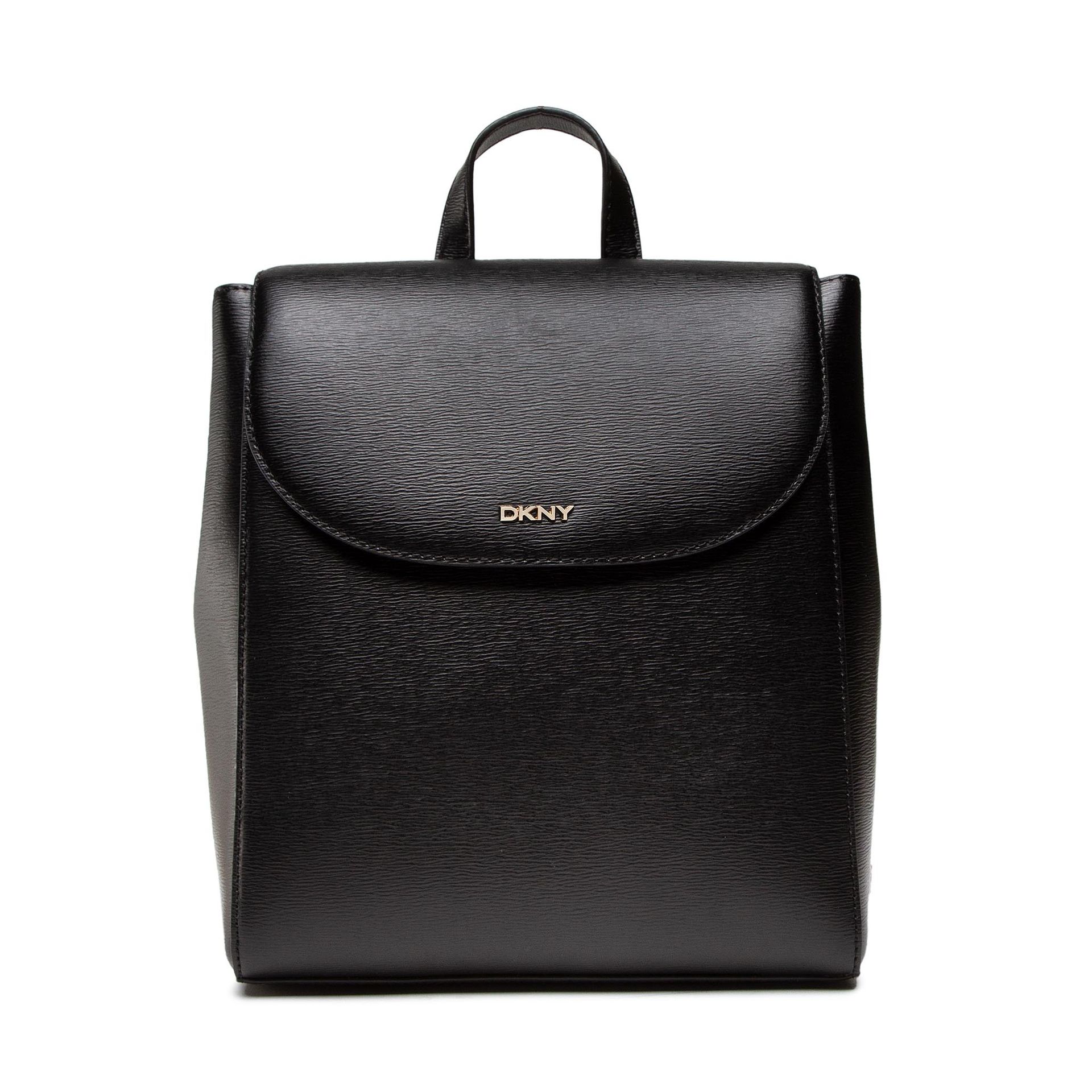 DKNY Plecak Bryant Flap Backpack R21K3R76 Blk/Gold BGD