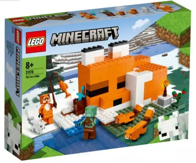 LEGO Minecraft Siedlisko lisów 21178