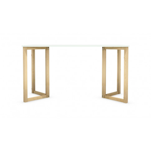 Skandynawskie biurko z białym blatem N4-A31