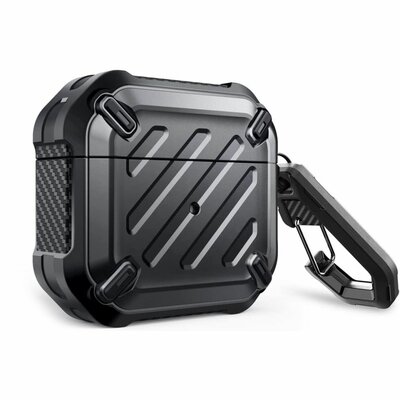 Apple SUPCASE Etui na słuchawki SUPCASE Unicorn Beetle Pro Airpods 3 Czarny