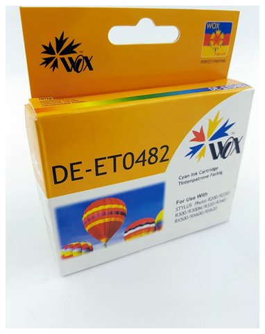 Tusz Wox Cyan EPSON T0482 zamiennik C13T048240