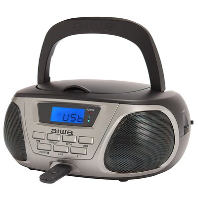 Aiwa BBTU-300TN czarno-srebrny