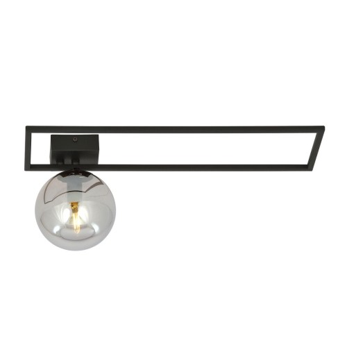 Imago lampa sufitowa czarna grafitowy klosz 1131/1B Emibig