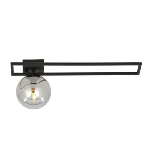 Imago lampa sufitowa czarna grafitowy klosz 1131/1C Emibig