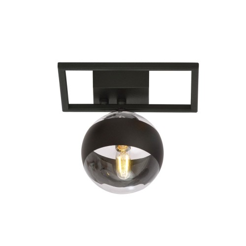 Emibig Imago 1E lampa sufitowa 1-punktowa czarna/stripe 1132/1E