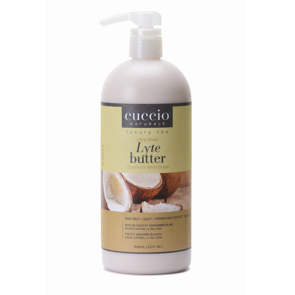 Cuccio Naturale Ultra Lekkie masło do ciała kokos i imbir 946 ml U3417