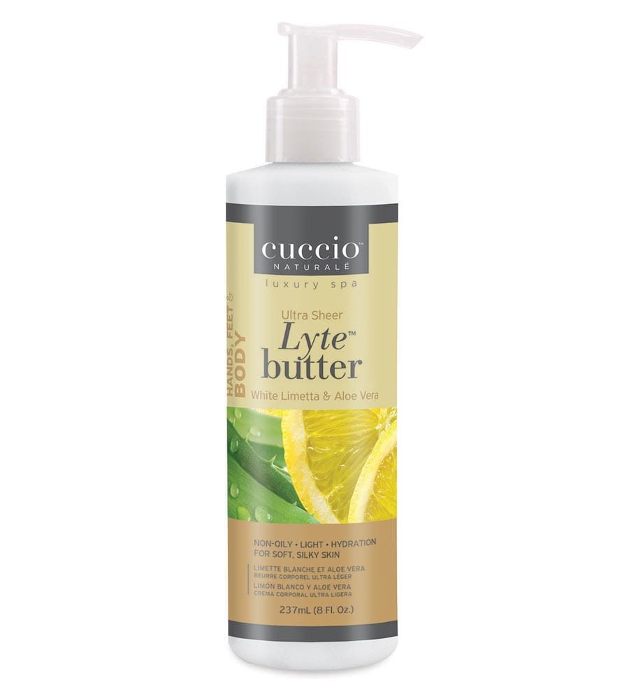Cuccio LEKKIE MASŁO DO CIAŁA ALOES I BIAŁA LIMONKA Aloe Vera 237ml U3280