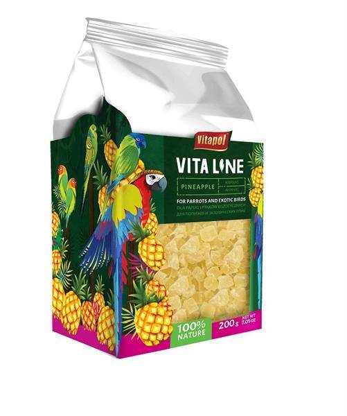 Vitapol Vitaline Ananas dla papug i ptaków ezgzotycznych 200g przysmak 200 g