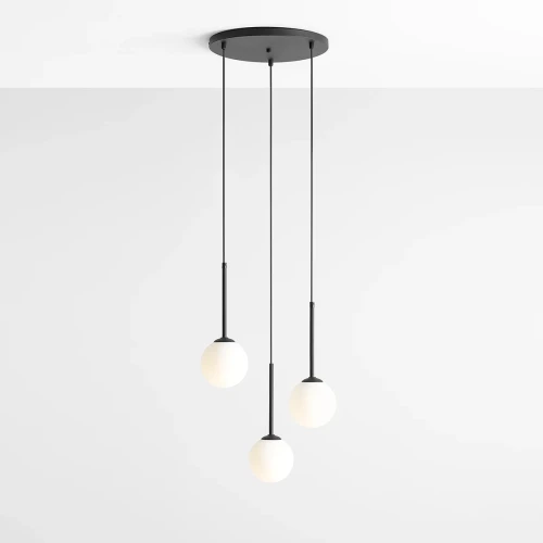 Aldex Bosso Ring lampa wisząca 3-punktowa czarna 1087E1_R 1087E1_R