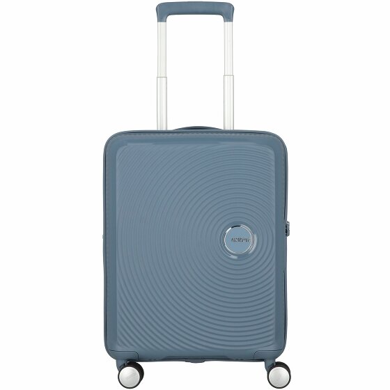 American Tourister Soundbox Walizka kabinowa na 4 kółkach 55 cm stone blue 88472-E612