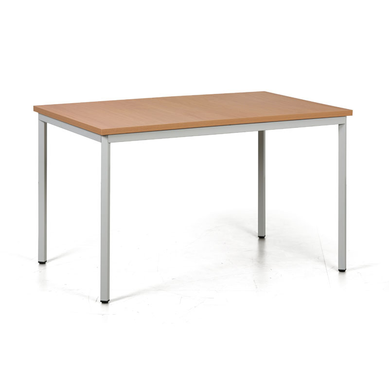 B2B Partner Stół do jadalni TRIVIA, jasnoszara konstrukcja, 1200x800 mm, buk 555428