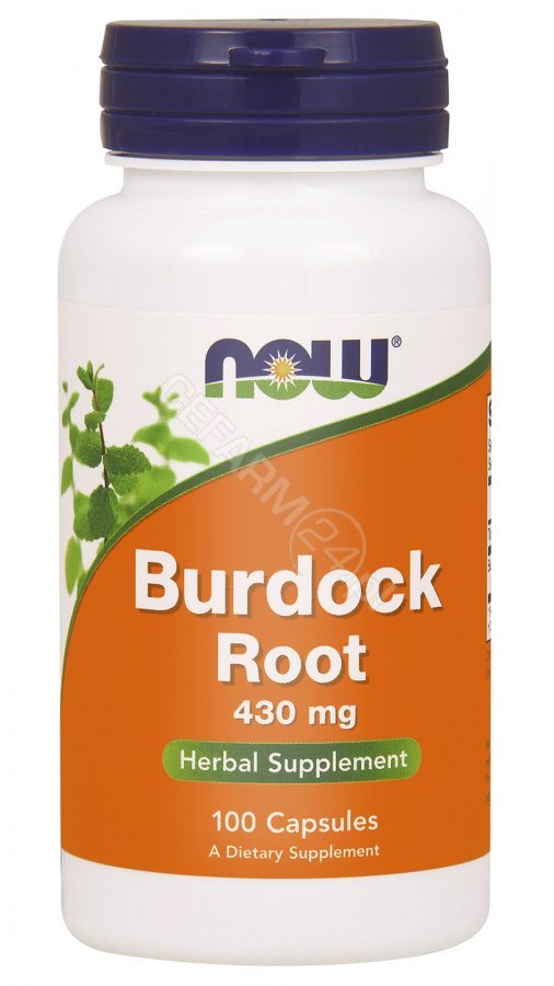 Now Foods Korzeń łopianu Burdock Root 430mg 100 kapsułek